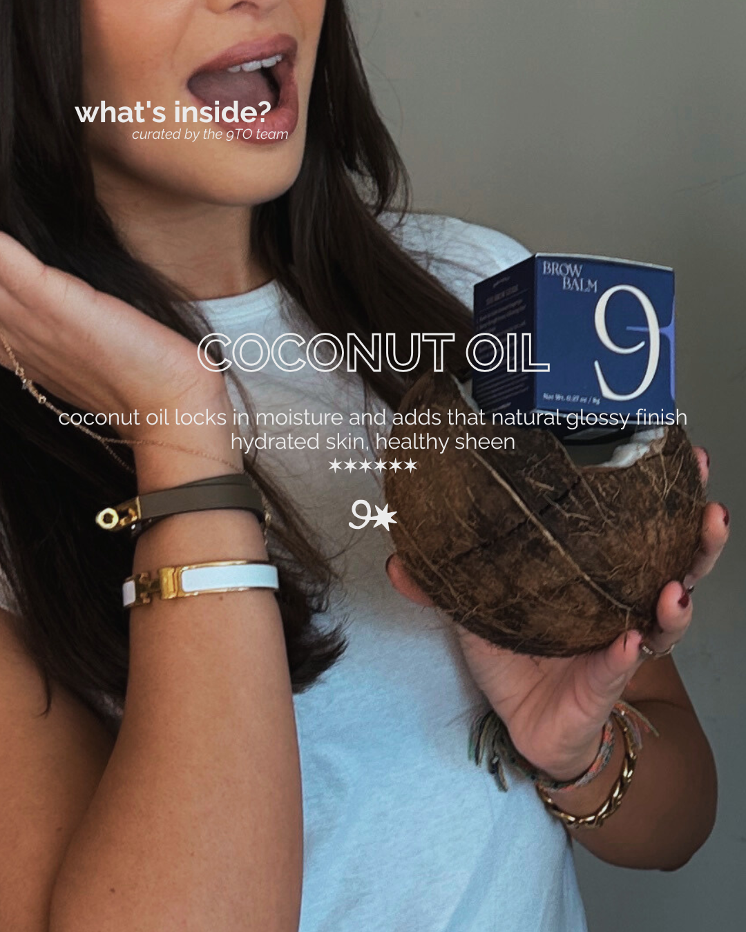 9TO 100% NATURAL NOURISHING BROW BALM